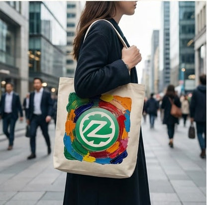 ZENVY | Art Canvas Tote – No.01