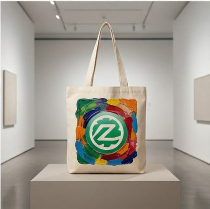 ZENVY | Art Canvas Tote – No.01